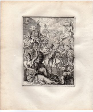 Antique Print-GODS-ICONOGRAPHY-HYROGLYPHIC-SYMBOL-de Hooghe-1735