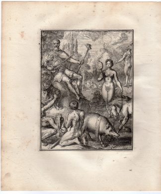 Antique Print-CAIN-PASSIONS-HYROGLYPHIC-SYMBOL-de Hooghe-1735