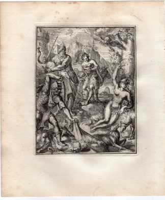 Antique Print-AGES-FALL OF MAN-HYROGLYPHIC-SYMBOL-de Hooghe-1735