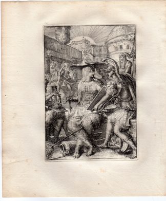 Antique Print-PROPHECY-TABERNACLE-HYROGLYPHIC-SYMBOL-de Hooghe-1735