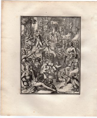 Antique Print-MYTHOLOGY-ROMAN-HYROGLYPHIC-SYMBOL-de Hooghe-1735