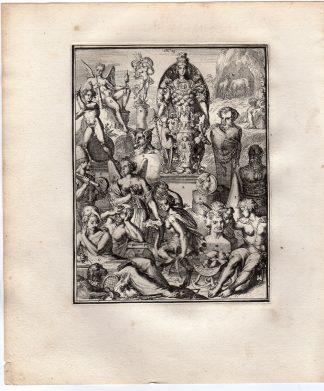 Antique Print-MYTHOLOGY-GREEK-HYROGLYPHIC-SYMBOL-de Hooghe-1735