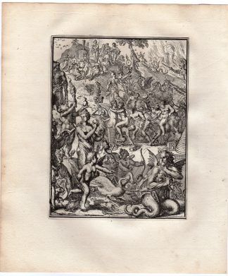 Antique Print-MYTHOLOGY-ROMAN-GREEK-HYROGLYPHIC-SYMBOL-de Hooghe-1735