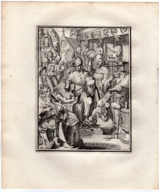Antique Print-ROMAN CATHOLIC-COUNCIL-HYROGLYPHIC-de Hooghe-1735