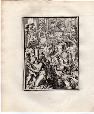 Antique Print-ICONOGRAPHY-REFORMATION-SCHISM-HYROGLYPHIC-de Hooghe-1735
