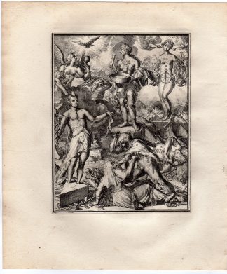 Antique Print-ICONOGRAPHY-REFORMATION-HERCULES-HYROGLYPHIC-de Hooghe-1735