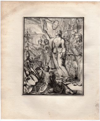 Antique Print-ICONOGRAPHY-COCCEIUS-VOETIUS-SYNOD-HYROGLYPHIC-de Hooghe-1735