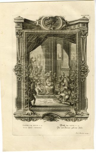 Antique Print-JESUS-CROWN OF THORNS-TAB.DCCIII-Scheuchzer-c.1731
