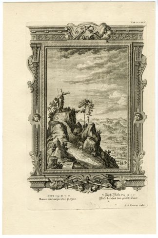 Antique Print-MOSES-PROMISED LAND-JORDAN RIVER-TAB.CCCXXV-Scheuchzer-c.1731