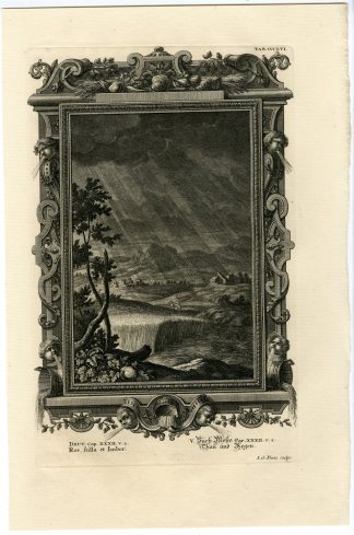 Antique Print-TEACHINGS-RAIN-WORDS-DEW-DEUTERONOMY-TAB.CCCLVI-Scheuchzer-c.1731