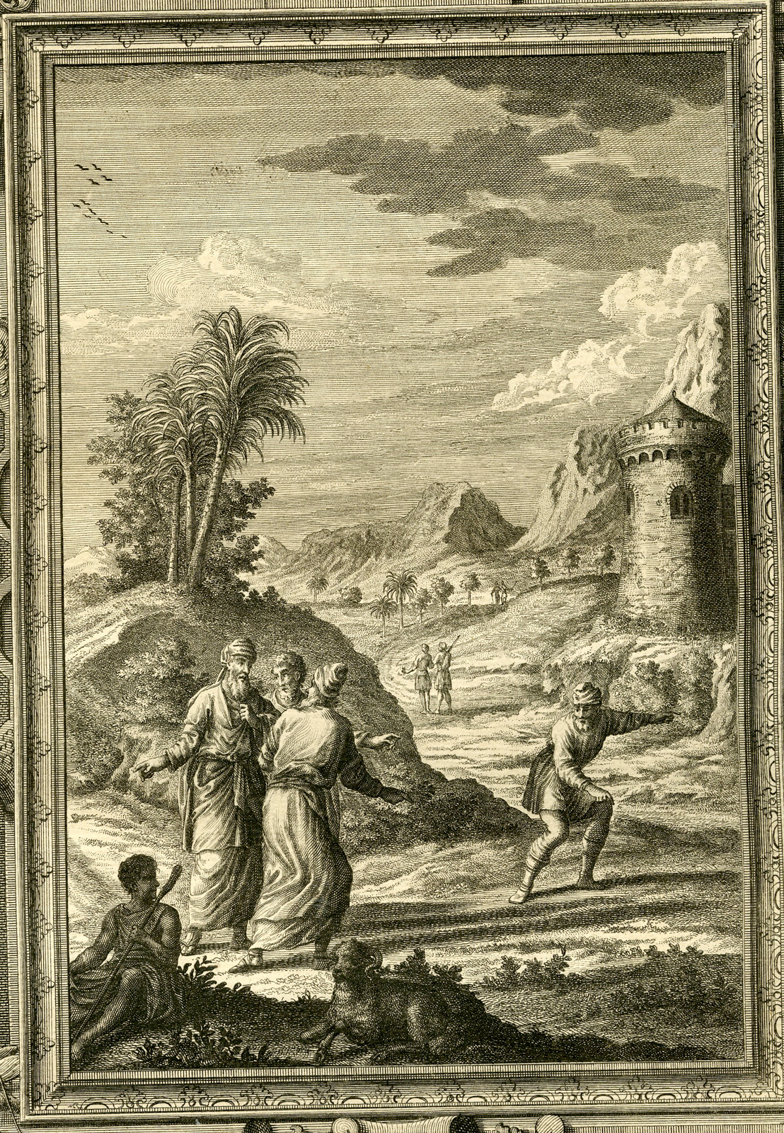 , Antique Print-FADE AWAY-EVENING SHADOW-PSALMS-TAB.DLXX-Scheuchzer-c.1731, Pictura Antique Prints