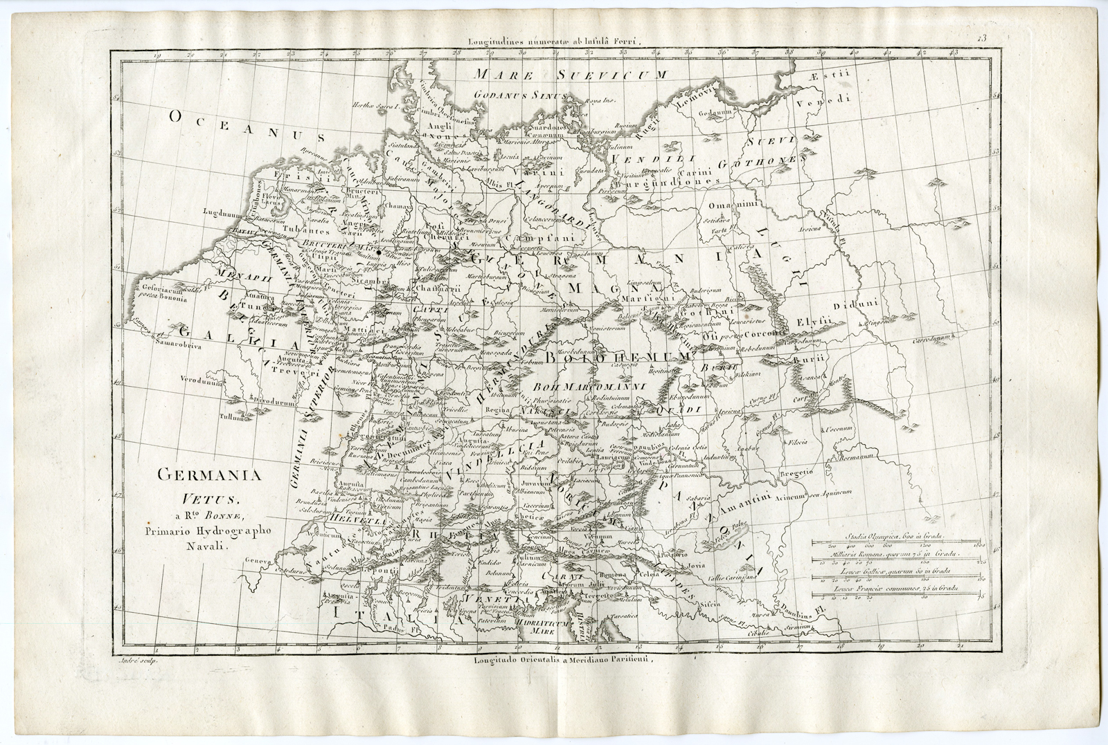 Pcoma 0724 416x280 Antique Print-ANCIENT GERMANY-GERMANIA VETUS-Bonne-1787