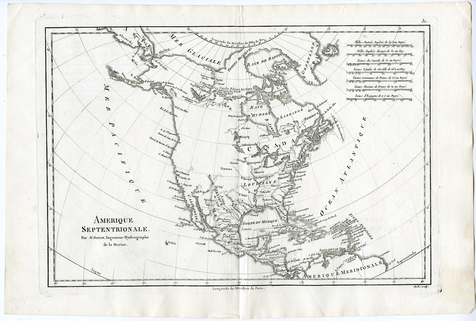 Pcoma 0734 416x281 Antique Print-NORTH AMERICA-CANADA-MEXICO-CARIBBEAN-USA-CENTRAL-Bonne-1787