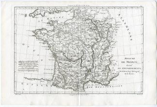 Antique Print-KINGDOM OF FRANCE-Bonne-1787