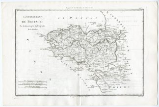 Antique Print-FRANCE-PROVINCE-BRETAGNE-BRITTANY-Bonne-1787