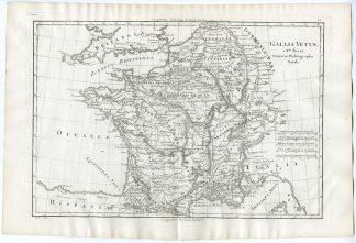 Antique Print-FRANCE-GALLIA VETUS-GAUL-BELGIUM-LUXEMBOURG-Bonne-1787
