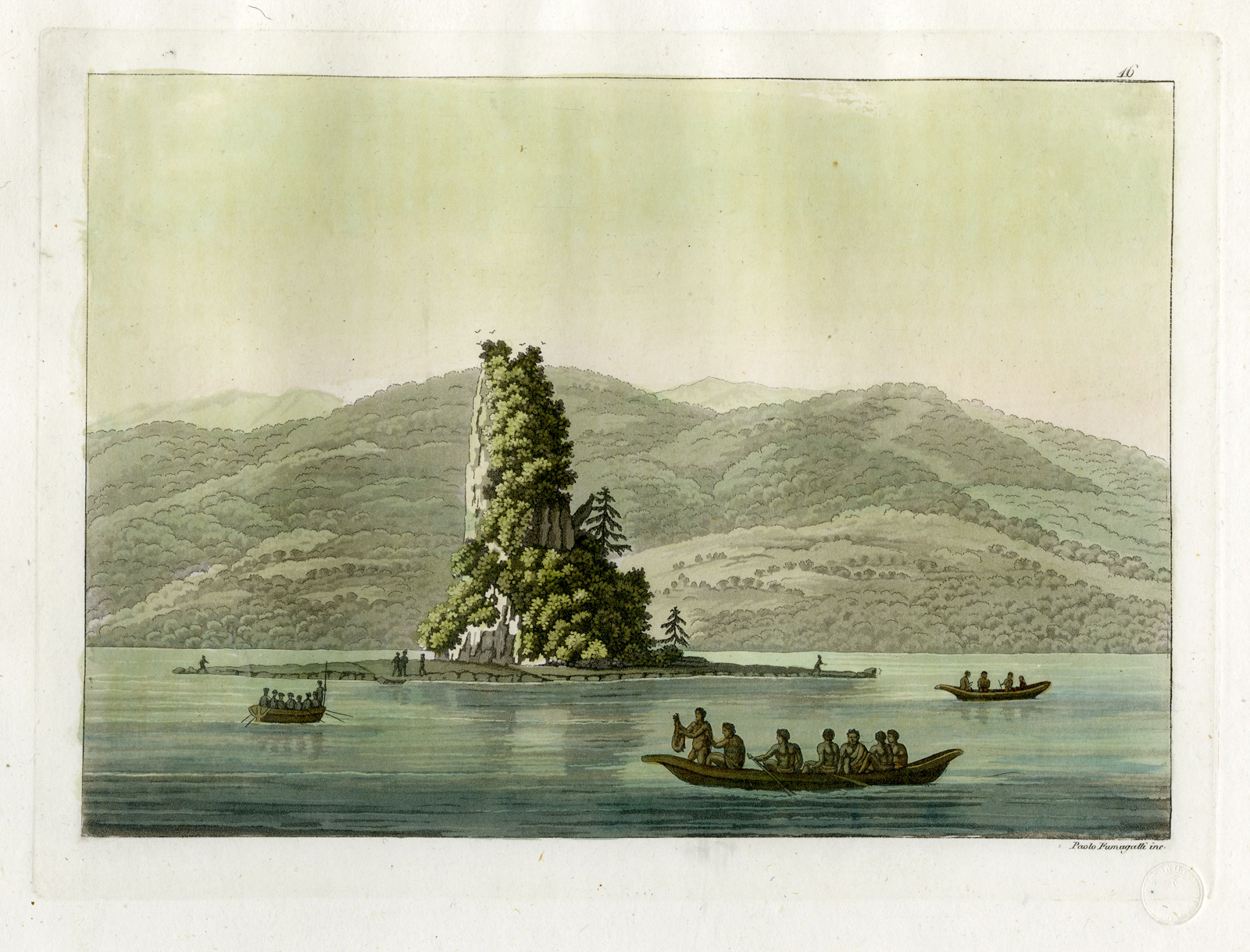 , Antique Print-USA-NEW EDDYSTONE-RIVER-PL.XVI.-Ferrario-Fumagalli-c.1827, Pictura Antique Prints