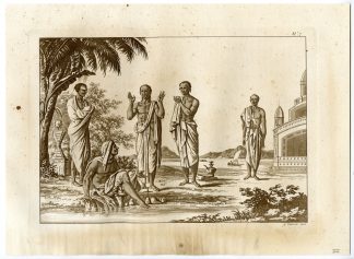 Antique Print-INDIA-RELIGION-BRAHMA-CULTURE-PL.VII.-Ferrario-Zancon-c.1827