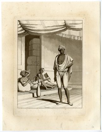 Antique Print-INDIA-CULTURE-INDOSTAN-PL.IX.-Ferrario-Bigatti-c.1827