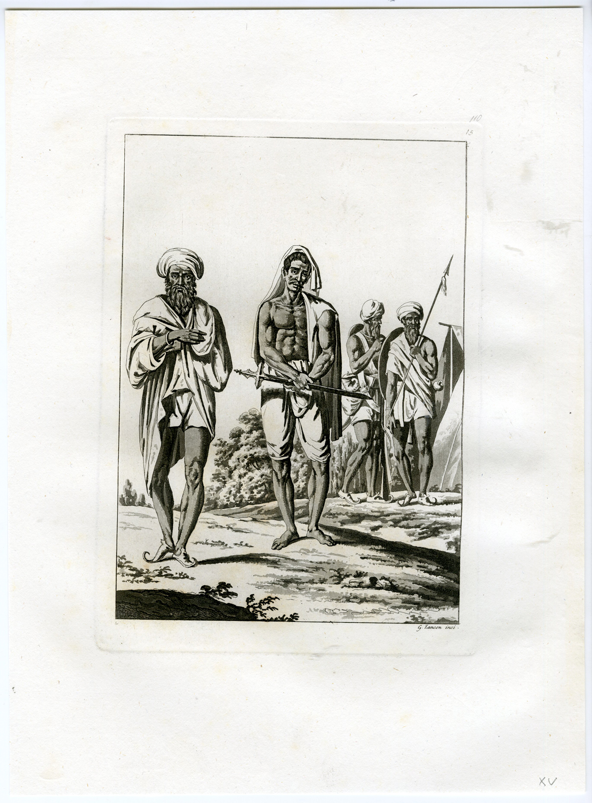 , Antique Print-SIKHS-INDOSTAN-INDIA-PL.XV.-Ferrario-Zancon-c.1827, Pictura Antique Prints