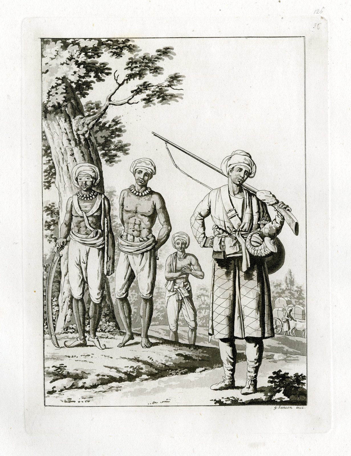 , Antique Print-RAJPUT-HINDUISM-INDIA-PL.XVI.-Ferrario-Zancon-c.1827, Pictura Antique Prints