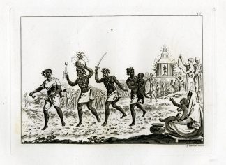 Antique Print-FIRE FESTIVAL-INDIA-ASIA-PL.XXVI.-Ferrario-Zancon-c.1827