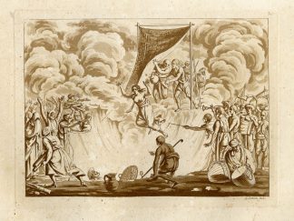 Antique Print-RITUAL OF SATI-SHIVA-INDIA-ASIA-PL.XXX.-Ferrario-Zancon-c.1827