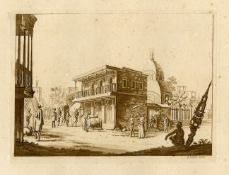 Antique Print-KOLKATA-CALCUTTA-DAILY LIFE-INDIA-PL.XLVII.-Ferrario-Zancon-c.1827