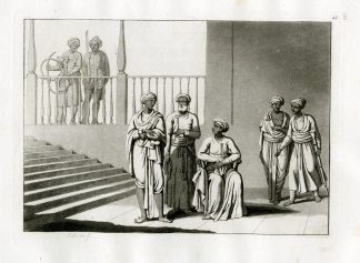 Antique Print-COSTUMES-MILITARY-INDIA-PL.LVII.-Ferrario-Bigatti-c.1827
