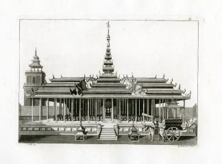 Antique Print-TEMPLE-BURMA-MYANMAR-PL.LXIX.-Ferrario-Rossi, Zancon-c.1827