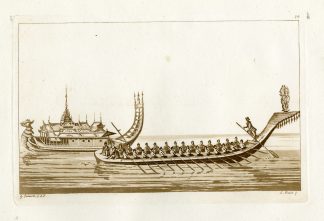 Antique Print-BOATS-SHIPS-BURMA-MYANMAR-PL.LXXIV.-Ferrario-Rossi, Zancon-c.1827