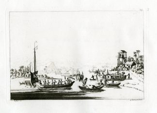 Antique Print-BOATS-COAST-BAY-VIETNAM-PL.LXXXIV.-Ferrario-Zancon-c.1827