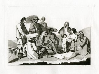 Antique Print-NATIVES-VIETNAM-PL.LXXXVI.-Ferrario-Castelli-c.1827