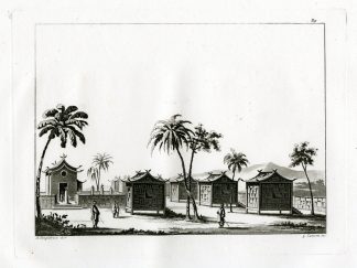 Antique Print-CONVENT-SIAM-THAILAND-PL.LXXXIX.-Ferrario-Zancon-c.1827