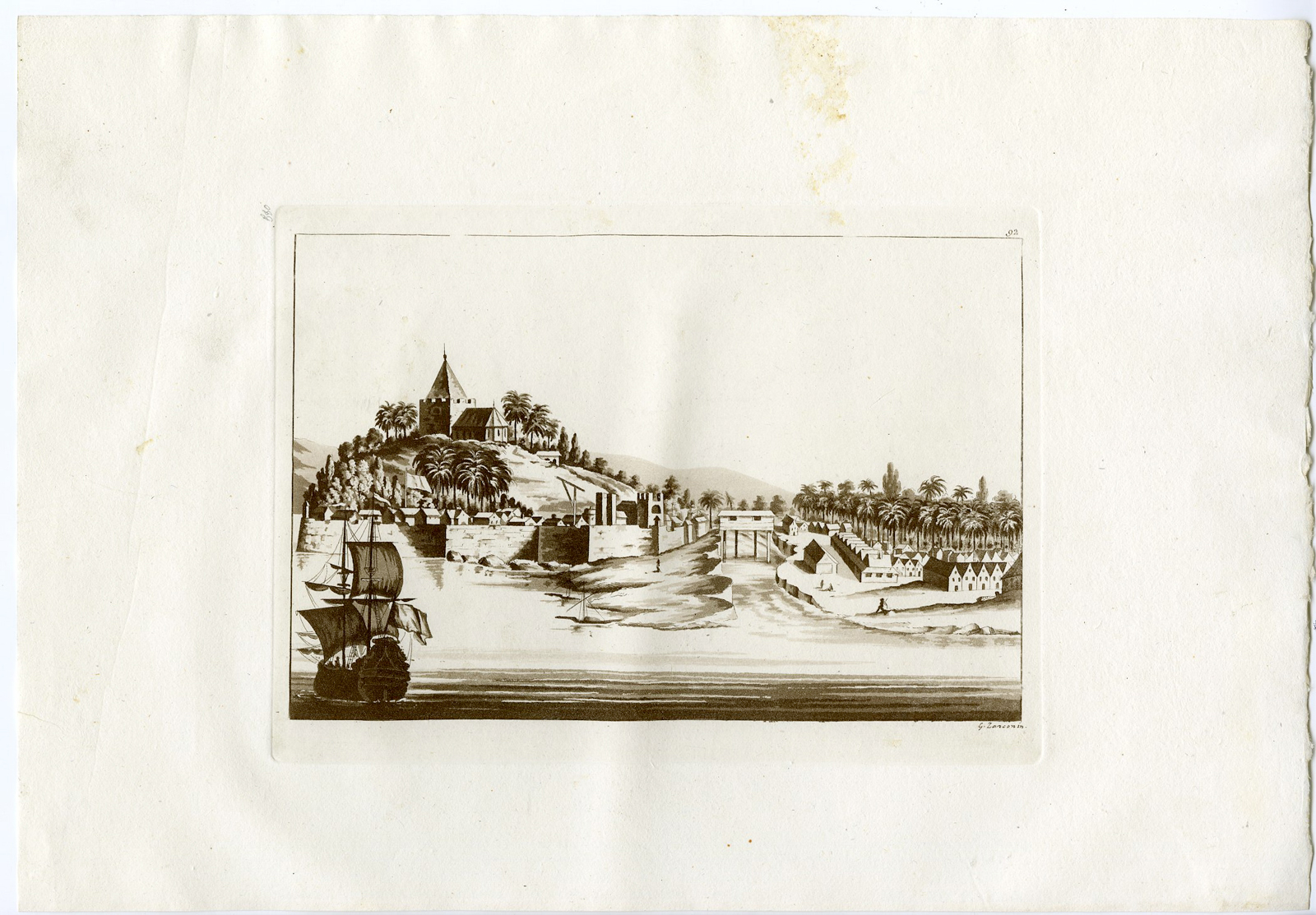 , Antique Print-STRAIT OF MALACCA-ASIA-PL.XCII.-Ferrario-Zancon-c.1827, Pictura Antique Prints