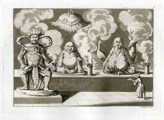 Antique Print-GOD OF PLEASURE-CHINA-PL.XXXI.-Ferrario-Zancon-c.1827