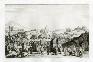 Antique Print-TRADITIONAL FUNERAL-CHINA-PL.XXXVIII.-Ferrario-Rancati -c.1827