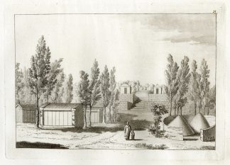 Antique Print-TRADITIONAL GRAVES-TOMBE-CHINA-PL.XXXIX.-Ferrario-Rossi-c.1827