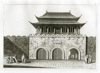 Antique Print-IMPERIAL PALACE-PEKING-CHINA-PL.LI.-Ferrario-Zancon-c.1827