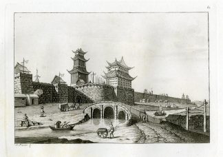 Antique Print-WALLS OF PEKING-DAILY LIFE-CHINA-PL.LX.-Ferrario-Rancati-c.1827
