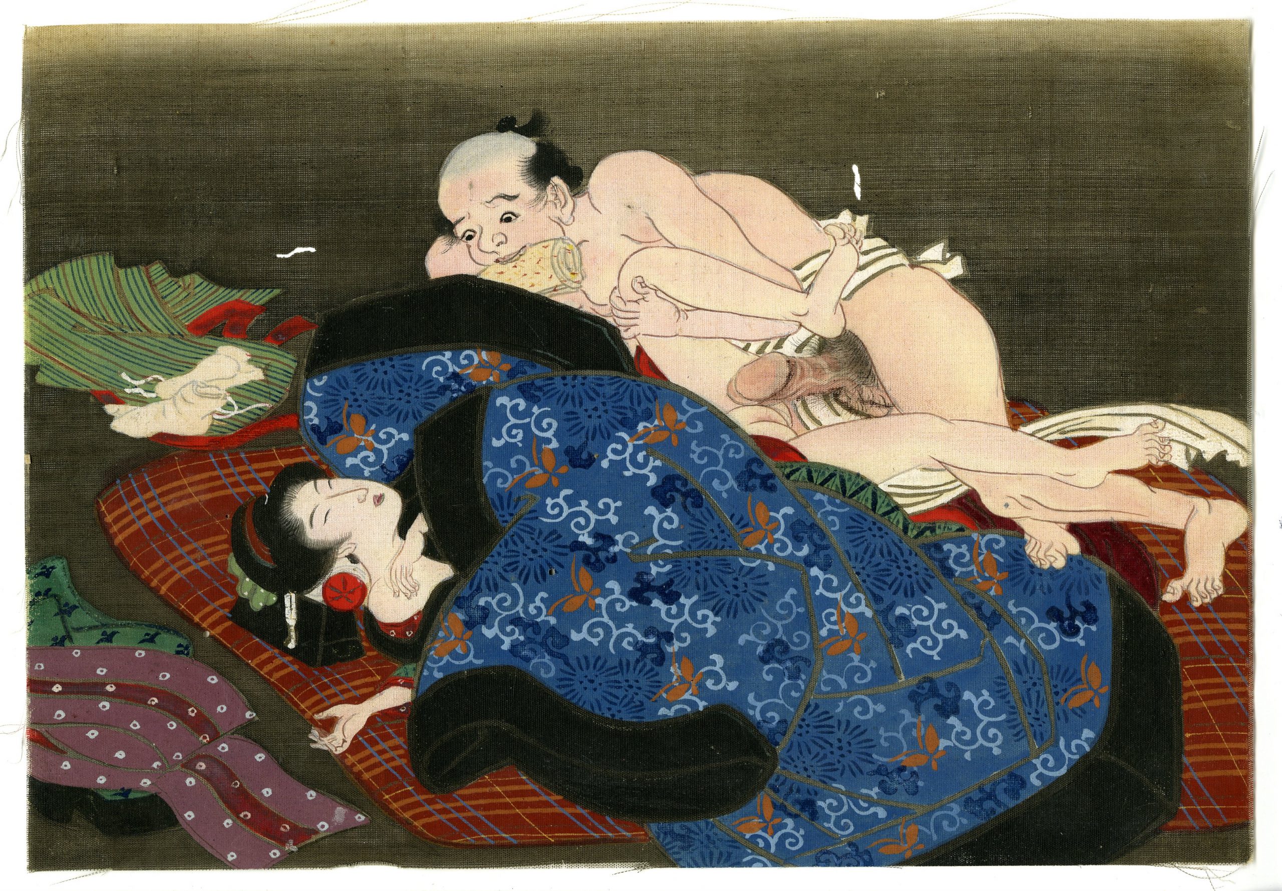 , Shunga-Japanese Erotic paintings-Anonymous-19th.c., Pictura Antique Prints