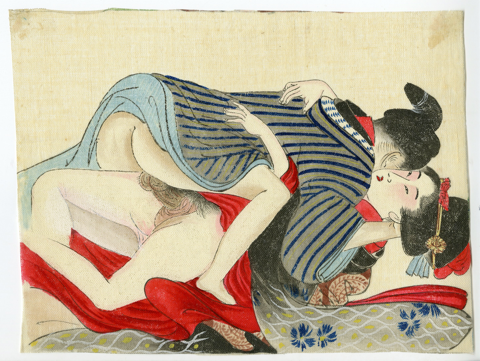 , Shunga-Japanese Erotic paintings-Anonymous-19th.c., Pictura Antique Prints