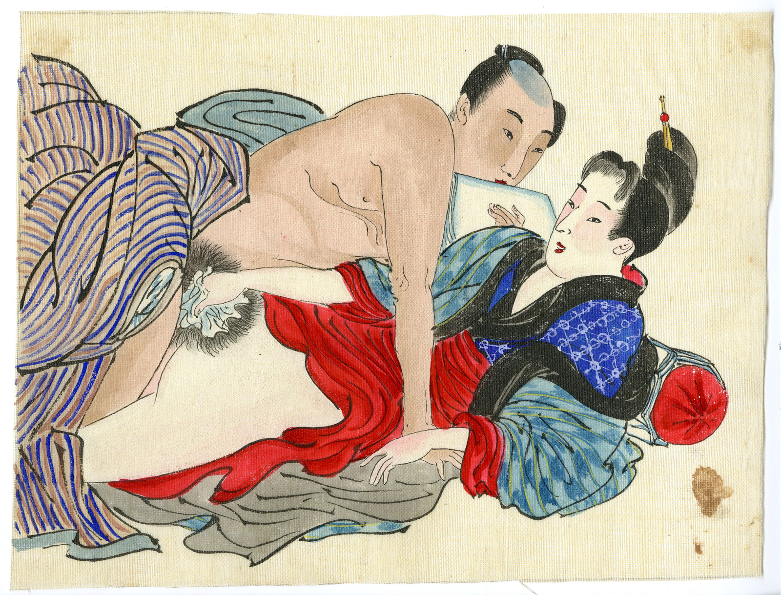 , Shunga-Japanese Erotic paintings-Anonymous-19th.c., Pictura Antique Prints