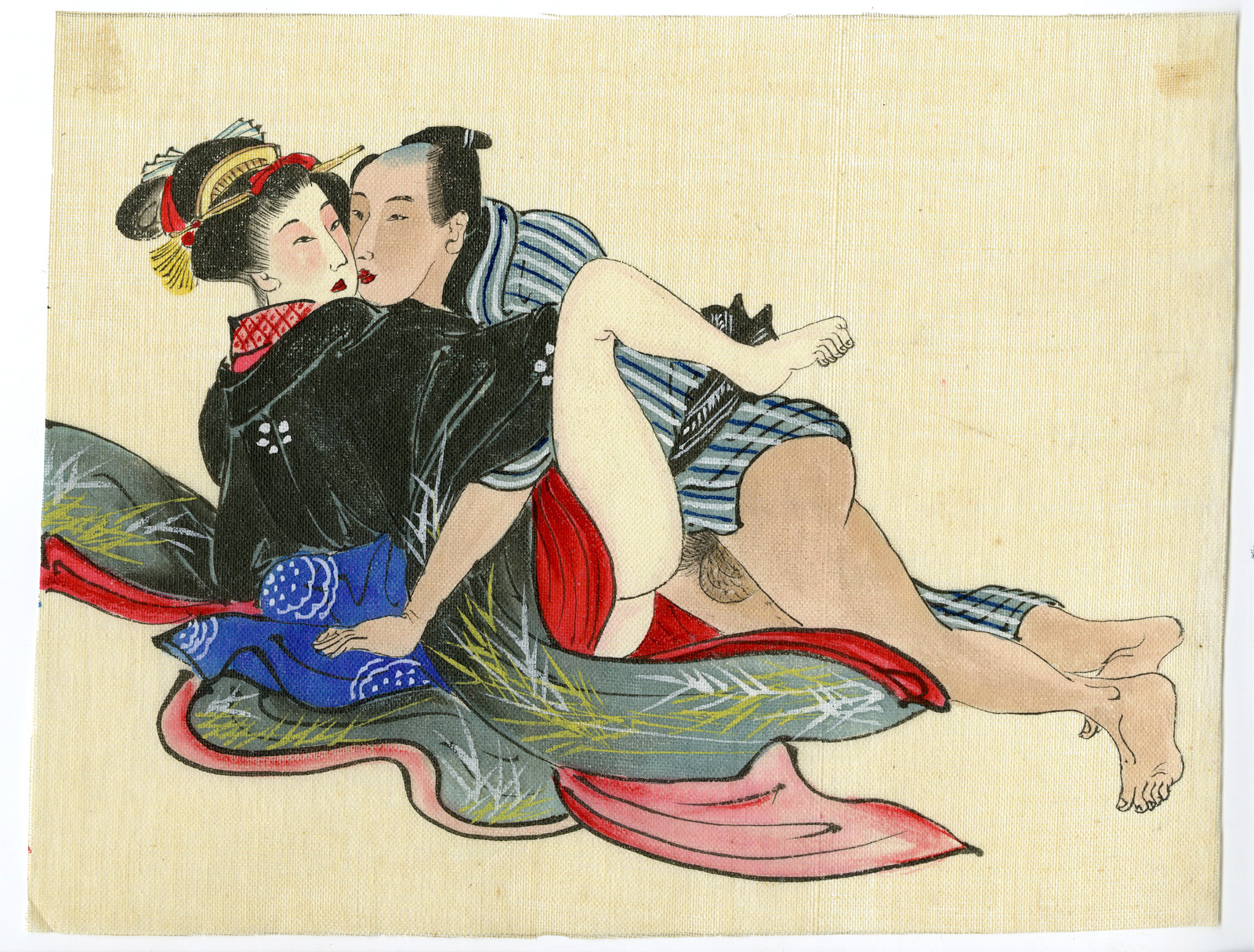 , Shunga-Japanese Erotic paintings-Anonymous-19th.c., Pictura Antique Prints