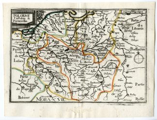 Rare Antique Print-POLAND-POMERELIA-KASHUBIA-POLOIGNE-Tassin-de Fer-1644