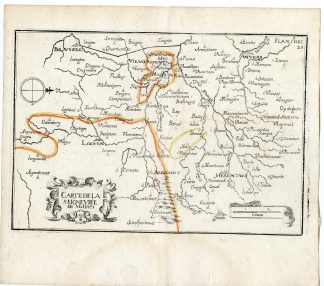 Rare Antique Print-MECHELEN-MALINES-BELGIUM-Tassin-de Fer-1644
