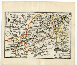 Rare Antique Print-K?LN-COLOGNE-COULONGNE-GERMANY-Tassin-de Fer-1644