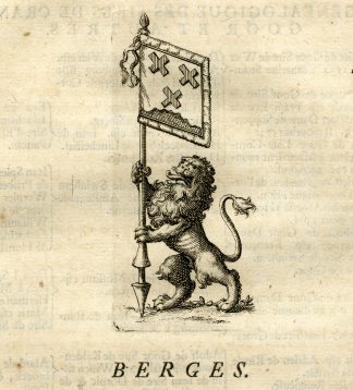 Antique Print-COAT OF ARMS-BERGEN OP ZOOM-Butkens-1724