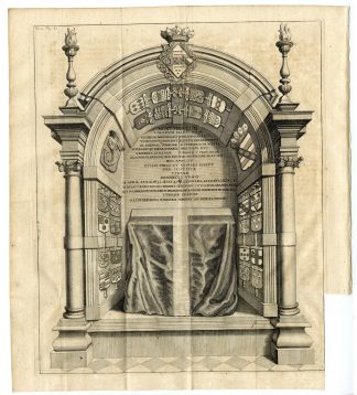 Antique Print-MONUMENT-JACQUES DE BROUXELLES-DANEELS-Wille-Butkens-Collin-1724
