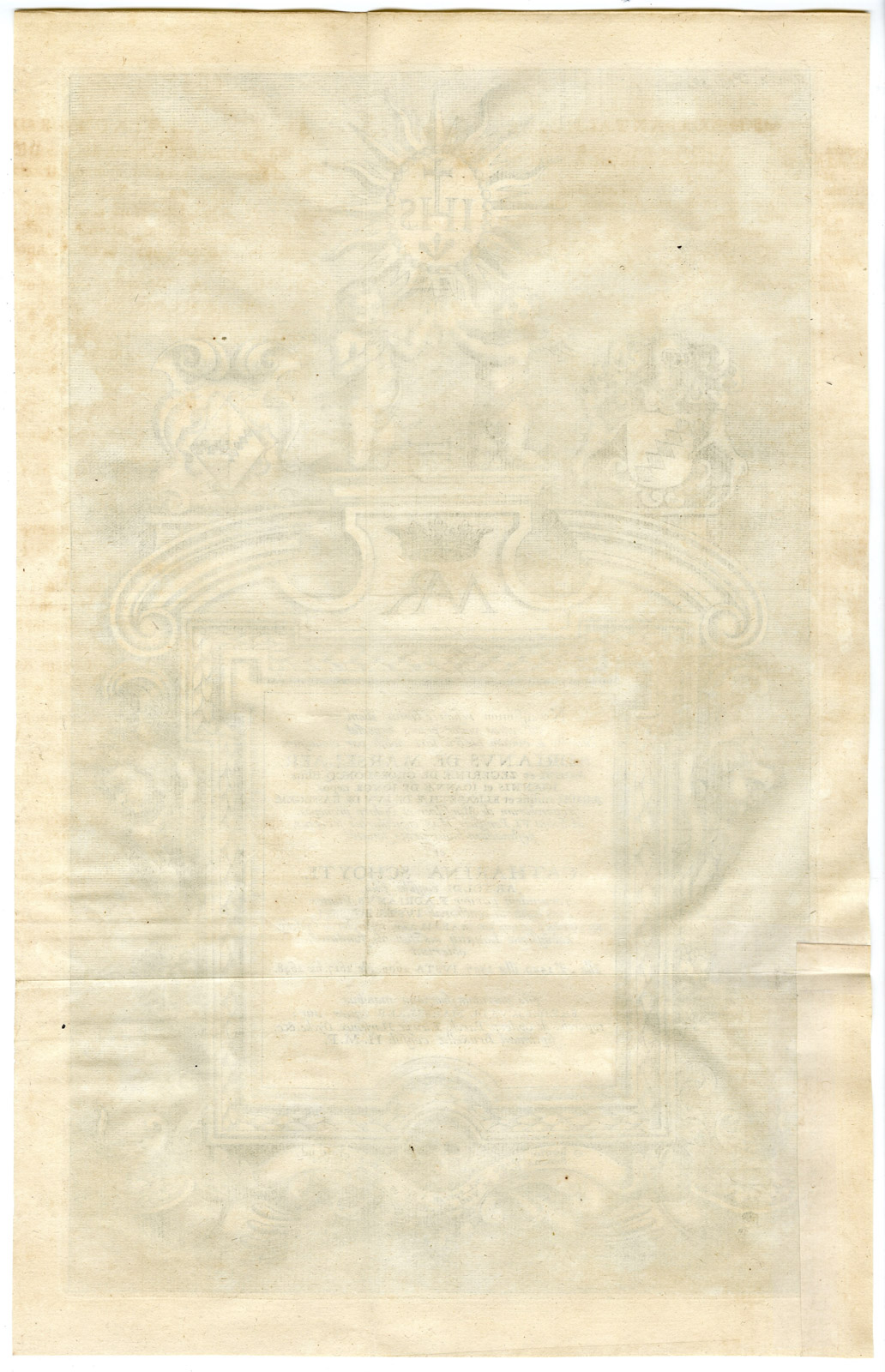 , Antique Print-BURIAL MONUMENT-COAT OF ARMS-MARSELAER-SCHOYTE-Butkens-1724, Pictura Antique Prints